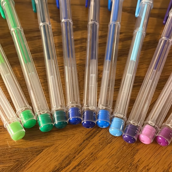 33 New Gel Pens Shimmer + Rainbow of Colors - Picture 7 of 13